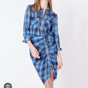 Veronica Beard Navy Blue Sierra Dress